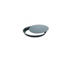 Ibili 824228 Moule à tarte dentelé amovible antiadhésif Moka 28 cm