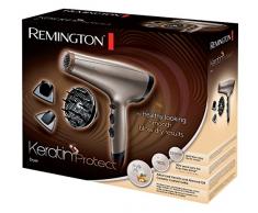 Remington AC8002 Sèche-Cheveux Keratin Protect 2200W, Professionnel, Moteur AC, Soin Kératine Huile dAmande, Résistant
