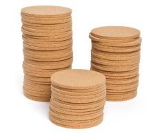 Baker Ross Dessous de verres en liÃ¨ge (Paquedt de 50)