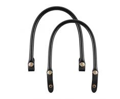 SUPVOX 2pcs Sac poignée Sangle en Cuir poignée Amovible Sac à Main poignée PU poignée en Cuir pour Remplacement de lartisanat Dames Bricolage