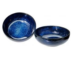 GOTO Japonais Bleu Horizon Bols 15.3 cm X2