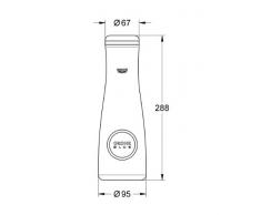 GROHE Blue Carafe en Cristal 1L 40405000 (Import Allemagne)