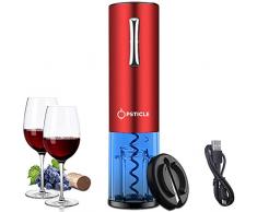 Milantia OPSTICLE Tire-Bouchon électrique, Ouvreur de vin électrique Rechargeable, Ouvre Bouteille Automatique sans Fil - pour Tous Les Amateurs de vins et doenologie (Un coupeur de Film)