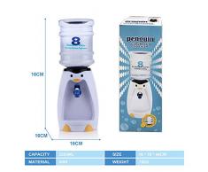 2.5L Mini Distributeur deau Mignon de Pingouin avec Seau deau Boire 8 Verres deau pour Cadeau Dortoir étudiant Bureau à Domicile