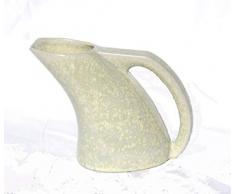 Crémier en céramique, glaçage de cristal blanc