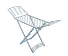 Gimi Zaffiro Étendoir à poser sur le sol 100 % résine, 20 m détendage