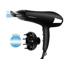 Aigostar Monique 32HIE - 2400W sèche-cheveux professionnel ionique, 2 vitesses et 3 niveaux de température. Bouton dair froid, Inclus diffuseur et embout concentreur dair. Design exclusif.