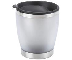 Emsa 504840 CITY CUP - Tasse isotherme- avec couvercle, 180 ml, argenté