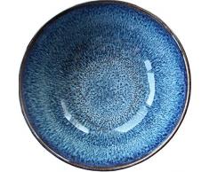 ZY&DD Bol en céramique Ramen,Créatif Vaisselle,Soupière,Cuvette en Porcelaine,Bol de Nouilles instantanées,Ménage Bol à Salade-A 19cm(7inch)