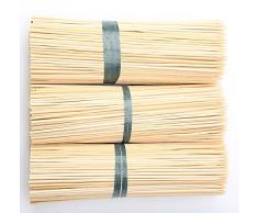 JUNGEN 70 Pièces Baguette Pics à brochette en Bambou Le Cure-dent 30cm Bois BBQ Viande Vegetable