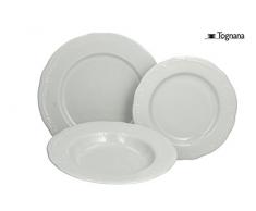 Tognana Ancienne Wienna Assiette à Dessert Porcelaine Blanc