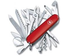 Couteau de poche Victorinox Swisschamp (33 fonctions, Pince universelle, scie à bois et scie à métaux) rouge