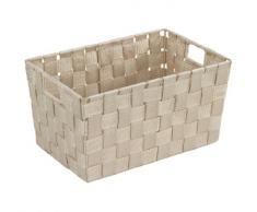 Wenko 19882100 Corbeille Salle de Bains Adria S Beige