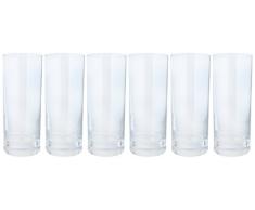 Stalwart G350/12/2555 fluorescent à long drink en bas en verre, 405 ml/14,25. (lot de 6)