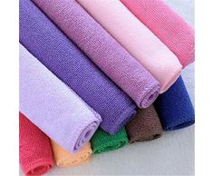 Display08 10 pcs Candy Couleur doux en microfibre de cuisine à laver Plat Chiffon Serviette – 25 x 25 cm