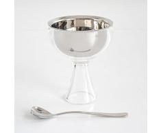 Alessi Ammi01s I Big Love Set ComposÃ© de Une Coupe Ã Glace en Acier Inoxydable 18/10 et RÃ©sine Thermoplastique, Glace et Une Cuiller Ã Glace en Acier Inoxydable 18/10 Brillant