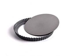 joejis Kitchen Moule à Tarte Anti-adhésif 22 cm | Parfait pour Tarte, Quiche, Gateau | Plat a Tarte à Fond Amovible