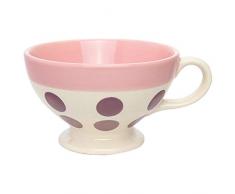 Déjeuner sur lherbe DH054106 Tasse Mini Jumbo, Faïence, Prune, 12 x 12 x 7,5 cm