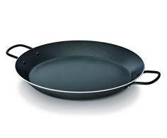 Beka 16304114 Plat A Paella, Aluminium, Noir, 38 cm