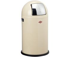 Wesco Pushboy Poubelle Acier inoxydable Amande 50 litres