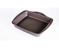 Pyrex - Asimetria - Plat Ã Four Rectangulaire en MÃ©tal Anti-AdhÃ©sif 25x20 cm