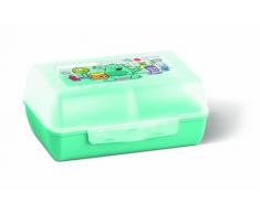 Emsa 514482 VARIABOLO Boîte à goûter enfants, sans BPA, taille 16x11x7cm, Monstre