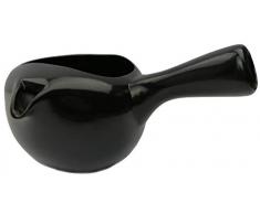 Kyusu Théière Japonaise en céramique avec passoire à thé Théière Tea Instructor Noir