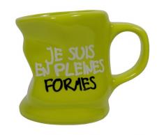 Promobo - Mug Tasse à Café Froissé Design Fun Pleine Forme Vert