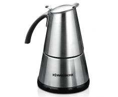 Rommelsbacher EKO 364/E Cafetière italienne ElPresso mini (Inox)
