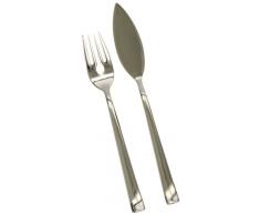 BSF Cult - Lot de Couverts pour Poisson (6Â fourchettes et 6Â pelles)