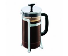 Bodum - 1927-16 - Jesper - CafetiÃ¨re Ã Piston 8 Tasses - 1 L , Noir, Argent, Transparent