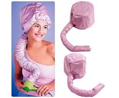 Casque pour sèche-cheveux avec élastique pour fixation au sèche-cheveux
