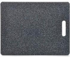 Planche à découper Zeller - En plastique, anthracite, ca. 36,5 x 27,5cm