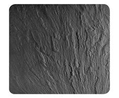 Wenko 2712984500, Multi Panneau Ardoise pour plaques vitrocéramiques, Planche à découper en Verre trempé, Noir, 56 x 50 x 0.5 cm