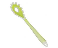 Cuillère à spaghetti en silicone multifonction vermicelles Cuillère à pâtes nouilles Server Fourche Couleur aléatoire