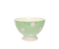 Déjeuner sur lherbe DH012014 Bol, Faïence, Vert Menthe, 14,5 x 14,5 x 9,5 cm