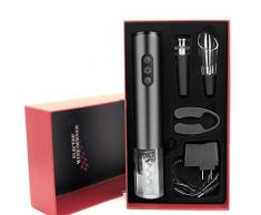 ALIKEY Tire Bouchon électrique Automatique Rechargeable Coffret Cadeau Coffret vin kit Tire Bouchon