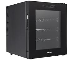 Tristar WR-7516 Cave à Vin Réfrigérée, Convient pour 16 Bouteilles, Classe énergétique B, 48 Litres, Noir
