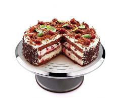 Uten Présentoir à Gâteau, Tournant de Gâteau pour Décoration, Pâtisserie 6-12 Pouce en INOX pour Servir de Présentoir, Décoration Gâteau Cuisine