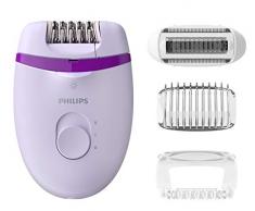 Philips BRE275/00, Epilateur Satinelle Essential, Lumière Intégrée, 4 Accessoires