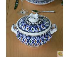 Soupière Bakir bleu