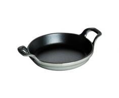 Staub 1302018 Plat Rond Empilable Fonte Gris Graphite 20 cm