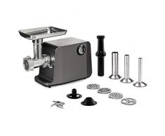 Luvele Eclipse hachoir à viande électrique, acier inoxydable, 3000W (classé 1200W), moteur cuivre, machine à kibbe, extérieur aluminium, Fabricant de Saucisses