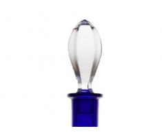 Cristal carafe Á whisky, decanter, collection "ALLEGRO", 25,5 cm, transparent, cristal, style moderne (GERMAN CRYSTAL powered by CRISTALICA)