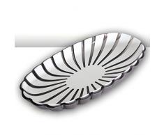 Plat ovale 38 x 19 x 4,5 cm Grace gris