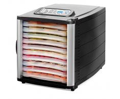 Riviera & Bar QDH 510 Déshydrateur, 800 W, Noir, Gris