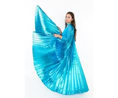 The Turkish Emporium Isis Ailes pour Danse Couleurs différentes avec bâtonnets-Baguettes incluses