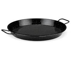 Happy Friends - Poêle à Paella - Plat à Paëlla - Acier Émaillé Vitrifié - Revêtement Antiadhésif - Ø 40 cm - 6-7 Portions