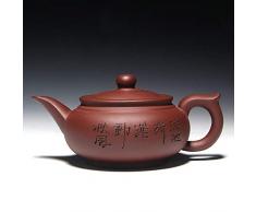Violet Sable Théière 400Ml Main Kung Fu Thé Théière En Céramique Chinois Céramique Bouilloire En Terre Cuite