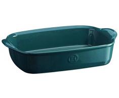 Emile Henry Eh979650 Petit Plat à Four Rectangulaire Céramique Bleu Feu Doux